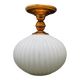 Lampe suspendue Art Déco, Pologne, années 1950