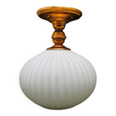 Art Deco pendant lamp, Poland, 1950s
