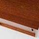 Midcentury Danish lowboard in teak with 2 sliding doors by Hundevad 1960s - 108cm