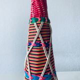 Vintage scoubidou decanter