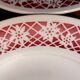 Antique dessert plates x4