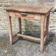 Antique desk table in solid wood