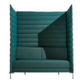 Alcove Xtra High two-seater sofa by Ronan & Erwan Bouroullec for Vitra