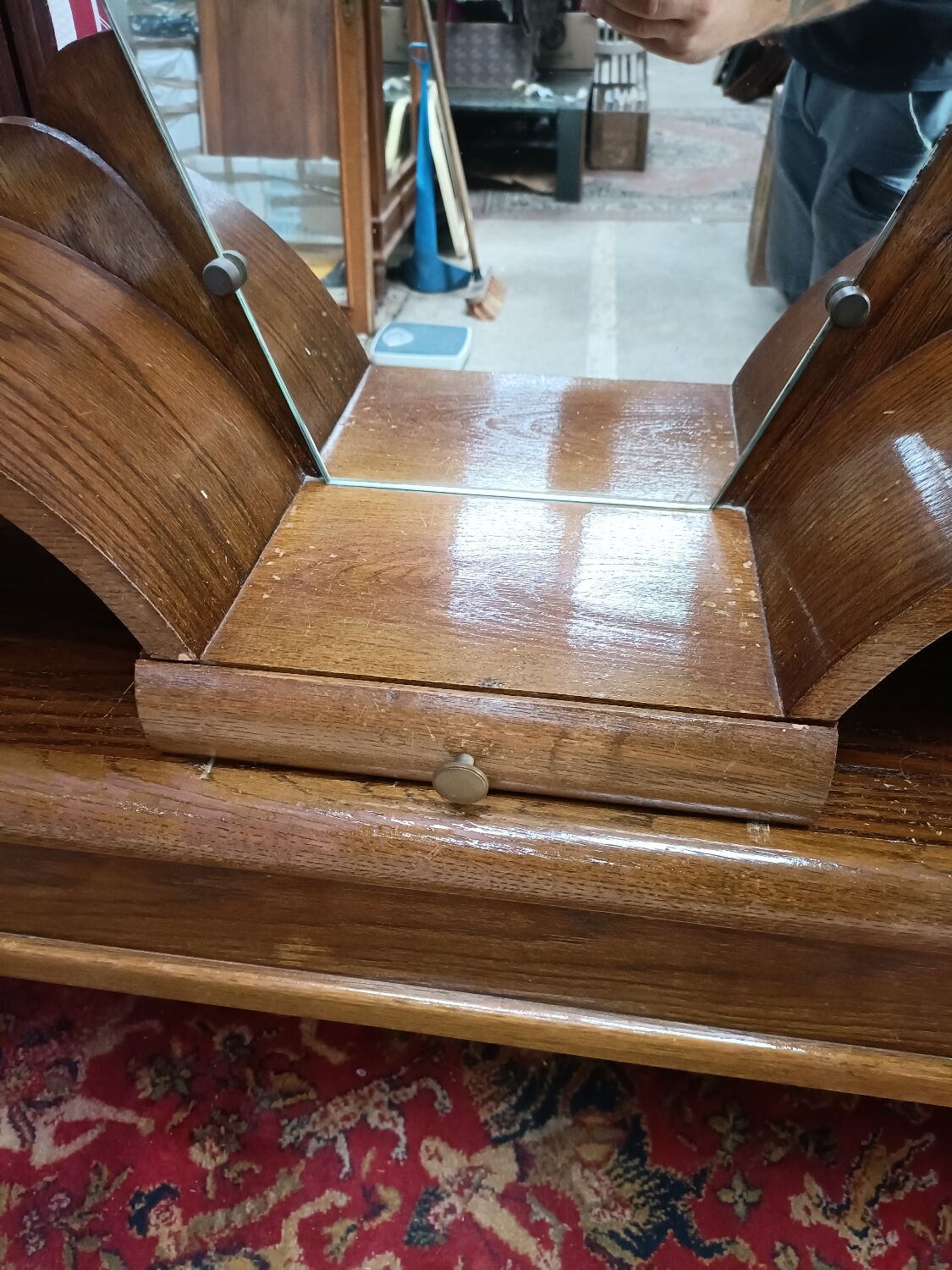 Cosy ou tête de lit Art-déco, années 50, vintage