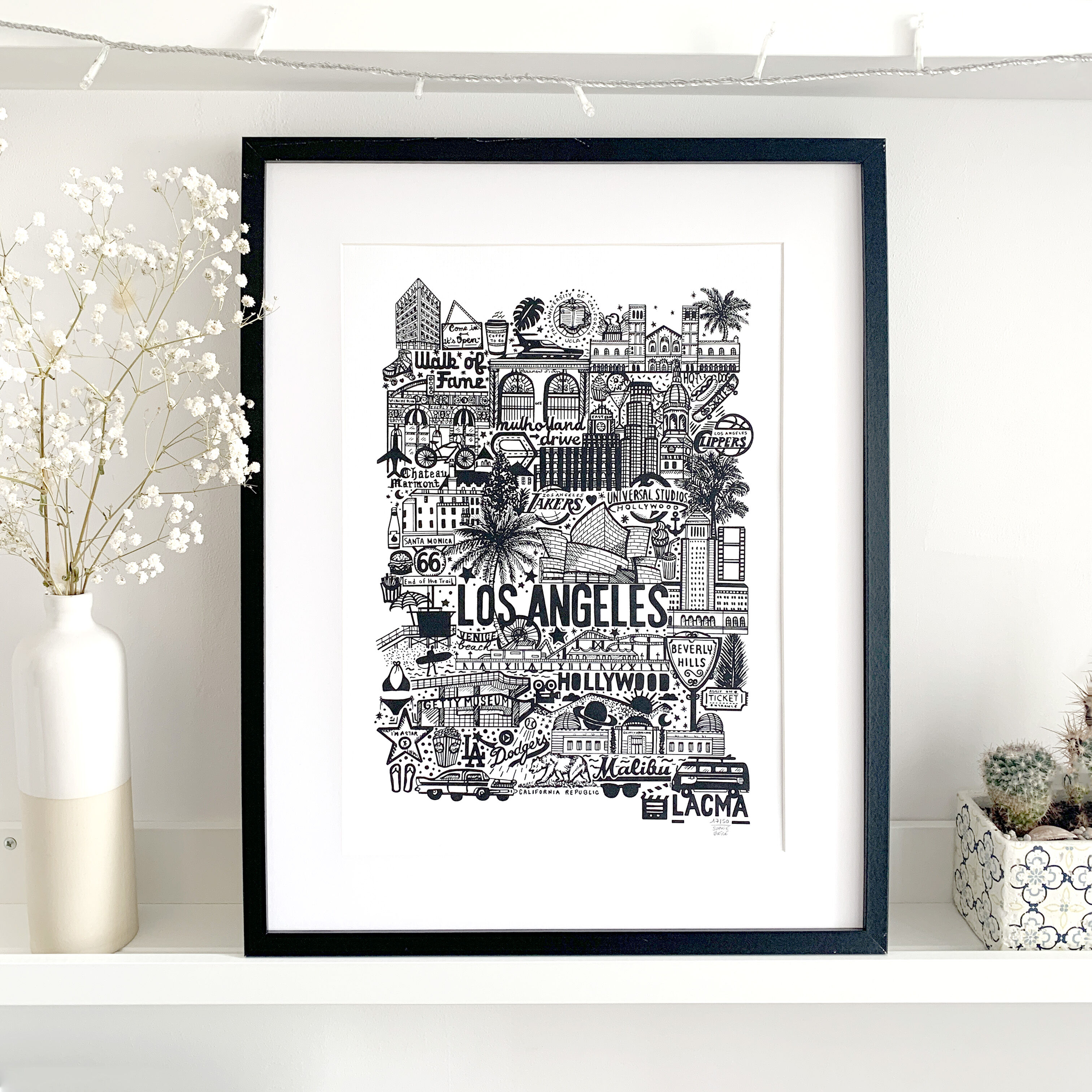 Los Angeles silkscreen