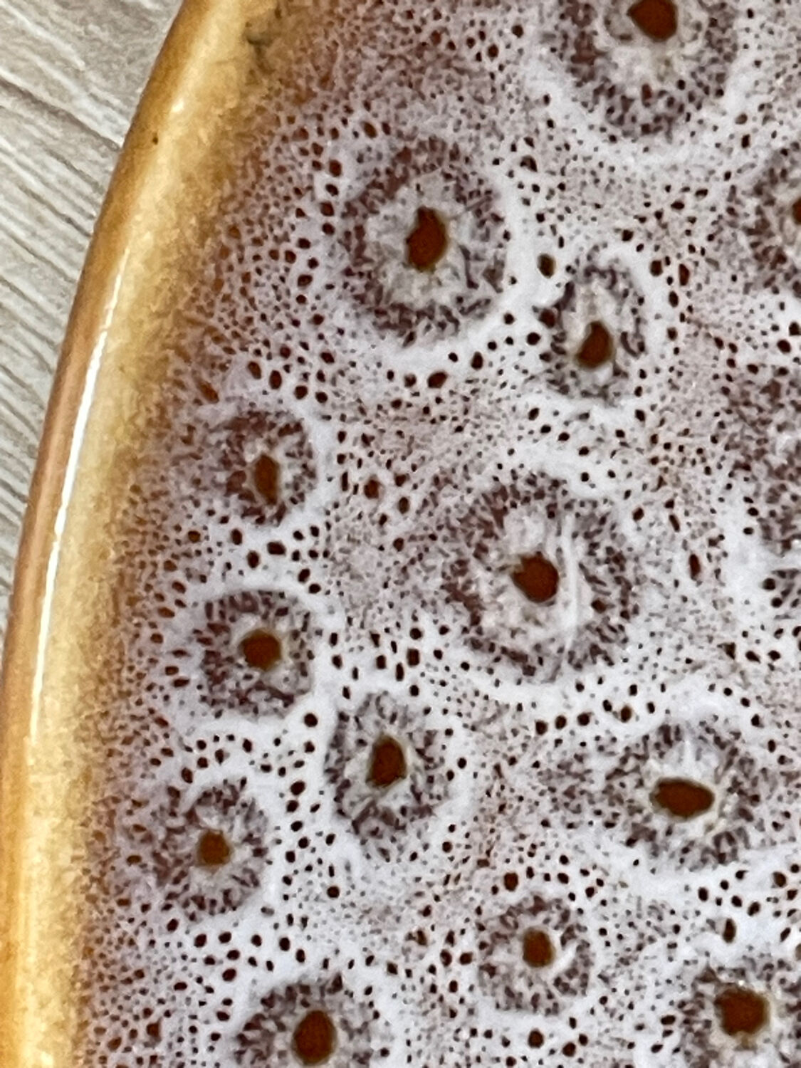 Set of 5 MBFA Pornic 70's dessert plates