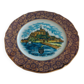 Plate in french porcelain