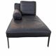 ​B&B Italia "Ray" Leather Chaise Longue by Antonio Citterio