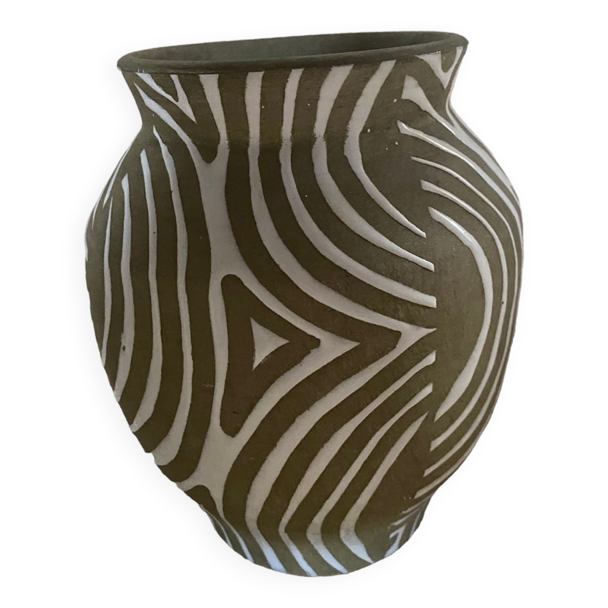 Ceramic design vase