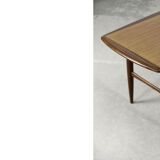 Mid-Century Modern Swedish Teak Coffee Table from HMB Möbler Rörvik, 1950s