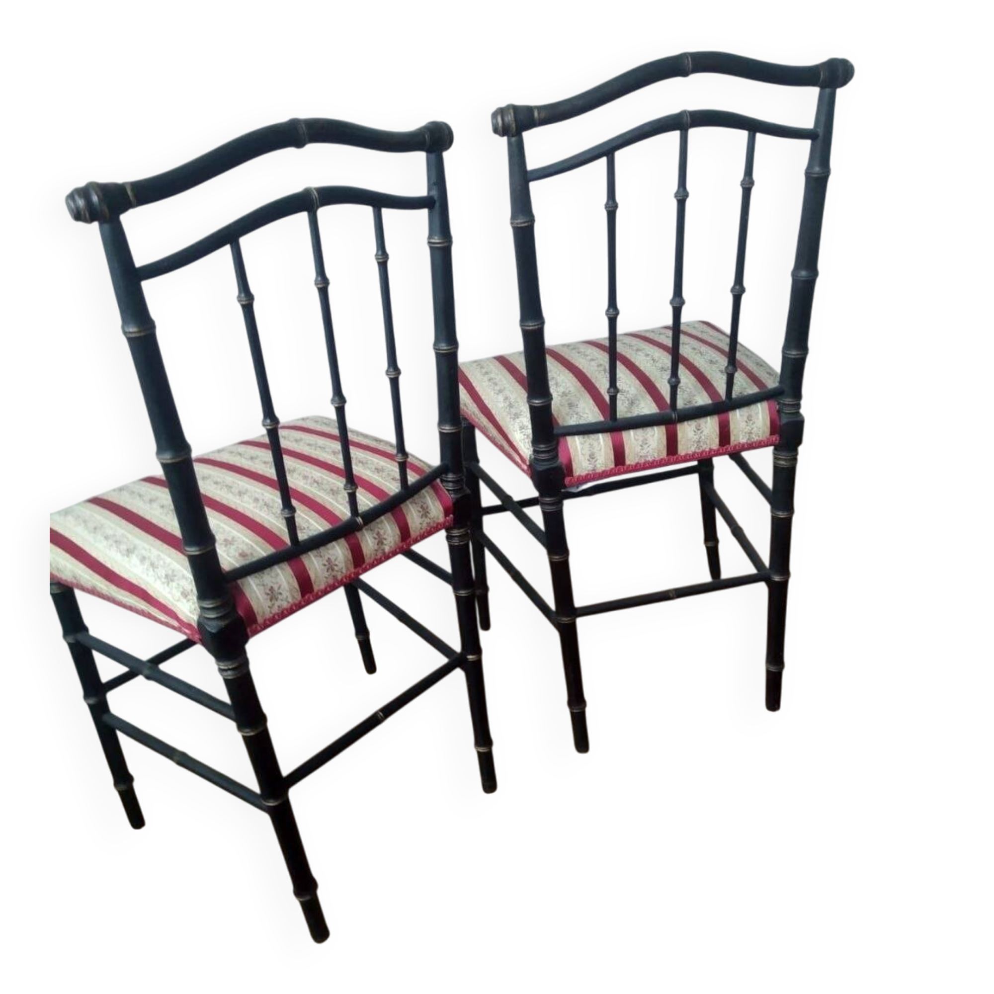 Two Napoleon III chairs (19th century)