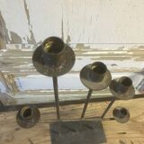 Wrought iron candlestick 5 branches