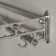 Aluminum coat rack in art deco style, 1970's