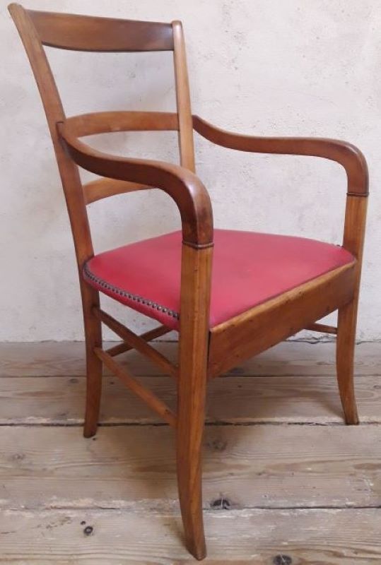 Armchair cherry tree period Restoration XIX °