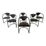Italian Postmodern dining chairs, 1980s - set of 6