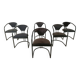 Postmodern Italian dining chairs, 1980s - set of 6
