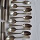 Betty 1930 art deco silver-plated metal Boulenger cutlery set, 50 pieces.