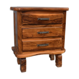 Dresser brutalist free form in olive tree