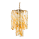 Mid century Murano 'Torciglione' Glass Chandelier by Mazzega, Italy 1970s