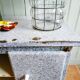 Sideboard enamelled sheet metal school old 50s vintage porcelain