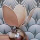 Ceramic lamp, flower