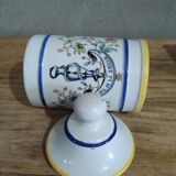 Vintage medicine jar ceramic salt of wisdom