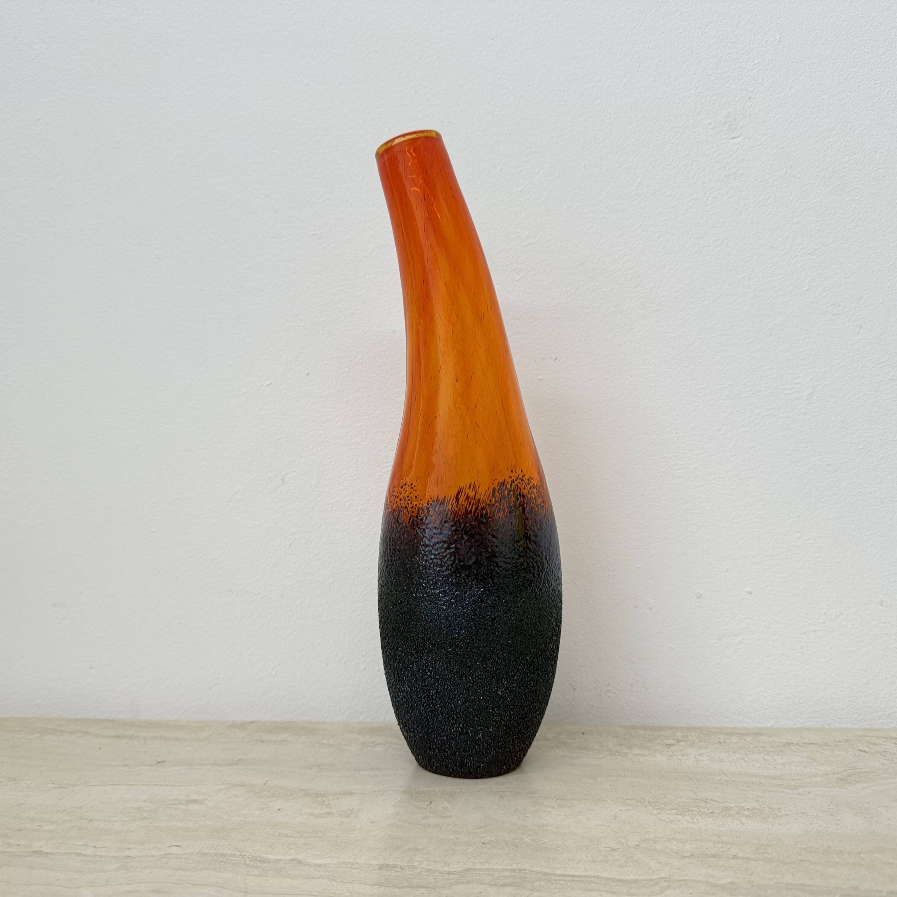 Set of 3 Monica Backstrom for Kosta boda Sweden Moonlanding vases