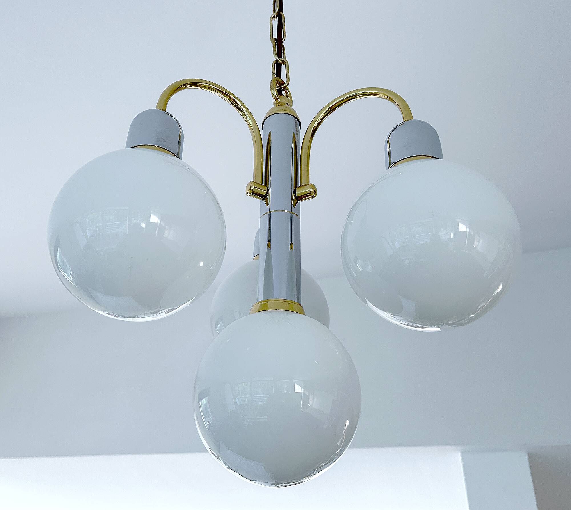 Vintage Cascade Glass Pendant Light