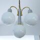Suspension vintage en verre cascade