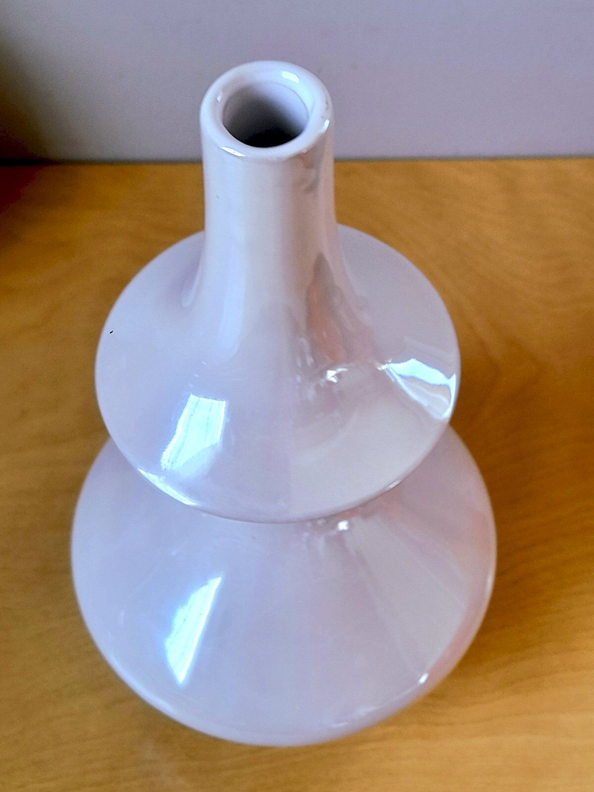 White ceramic vase
