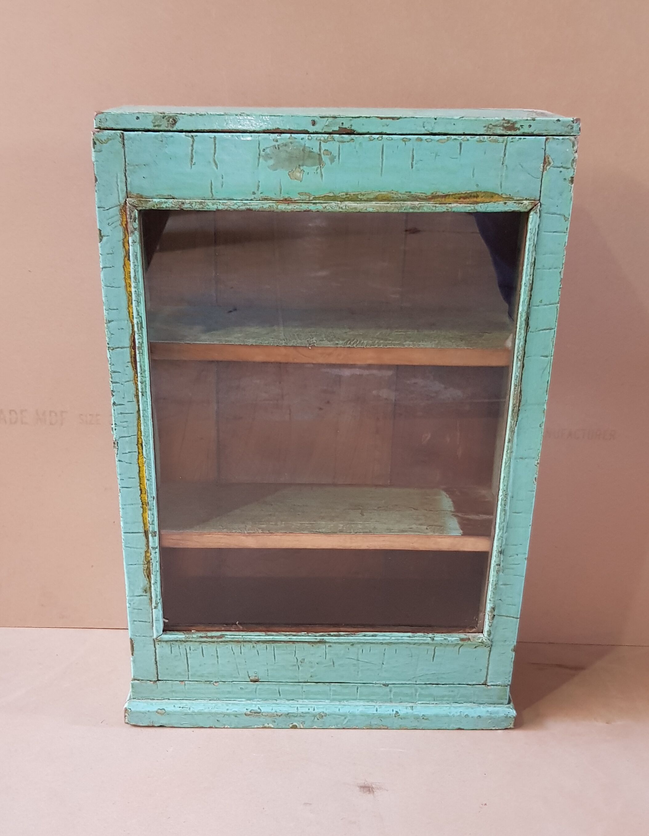 Medicine cabinet - showcase - Burmese teak wall shelf