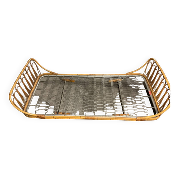 Rattan sofa bed AUDOUX MINNET 60s