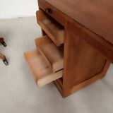 Vintage desk + chairs