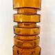 Amber carafe from Empoli from the 1960s - Quatrefoil