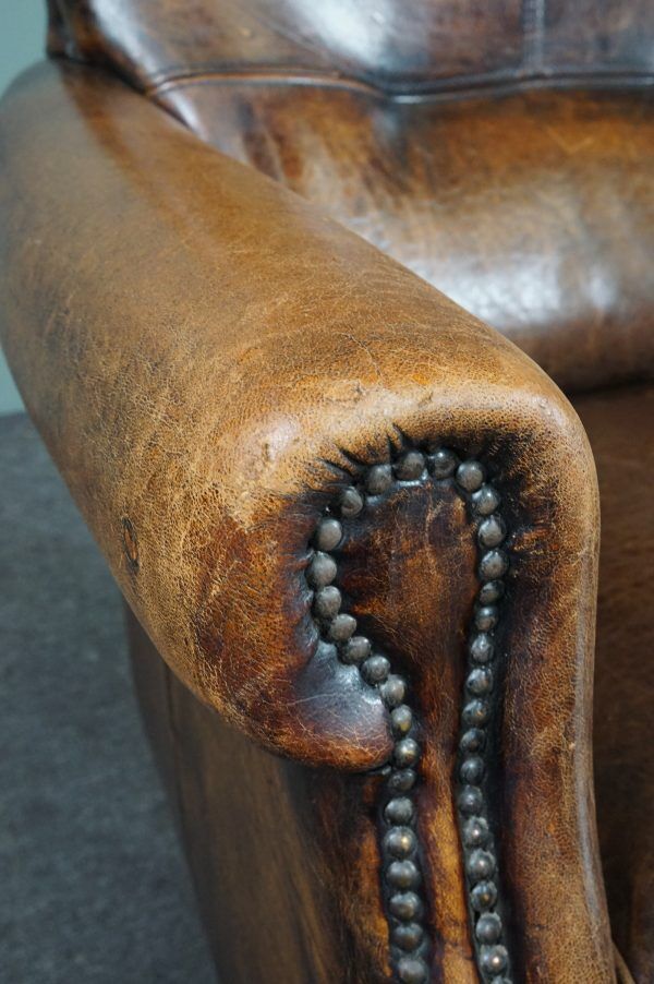 Sheepskin armchair