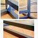Design table lamp Alain Carré 1983 lacquered aluminium opal glass