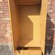 Large rattan wardrobe with mirror