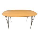 Table superellipse par Bruno Mathsson et Piet Hein pour Fritz Hansen