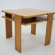 Table basse en érable des années 1970, Tchécoslovaquie