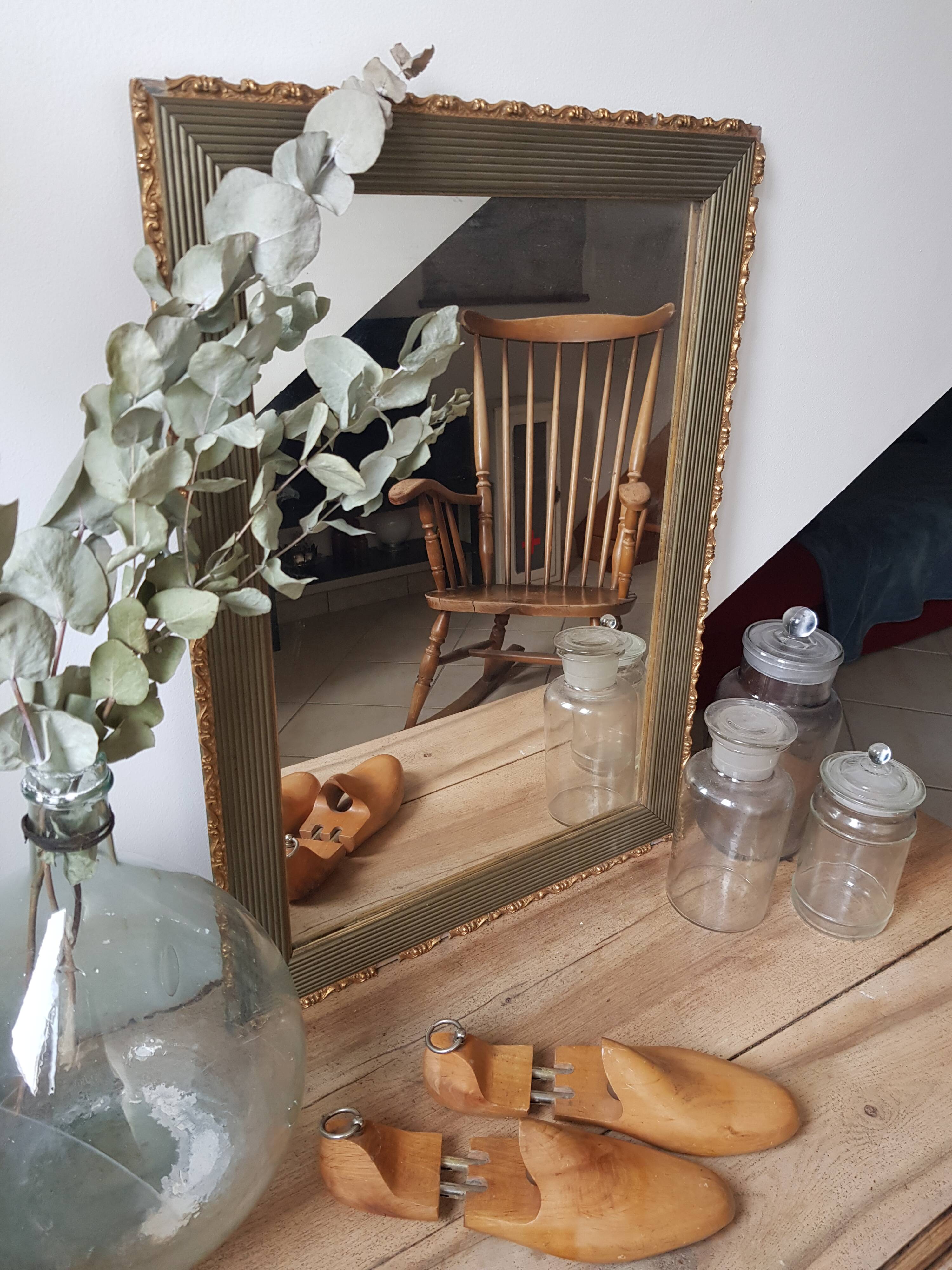 Mirror wood frame 53x71cm