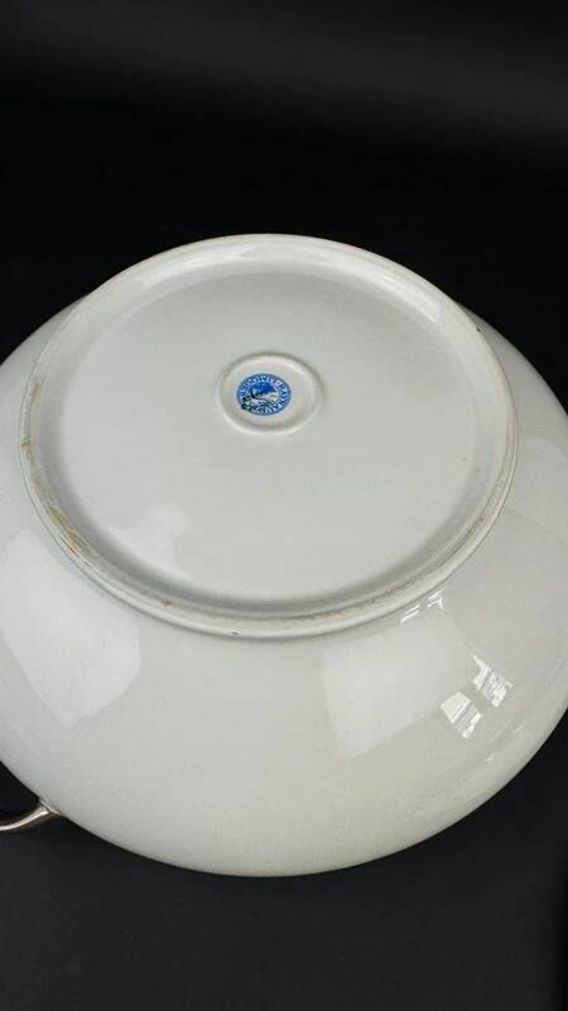 Raynaud soup tureen model Fontainebleau platinum