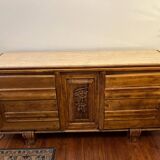 Sideboard, sideboard, wood and marble