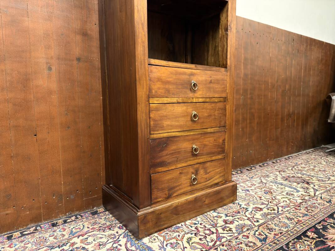 Classic English Teak Books Bookcase