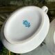 Porcelain sauce dish Alfoldi traditional Hungarian décor Vintage 70s-80s
