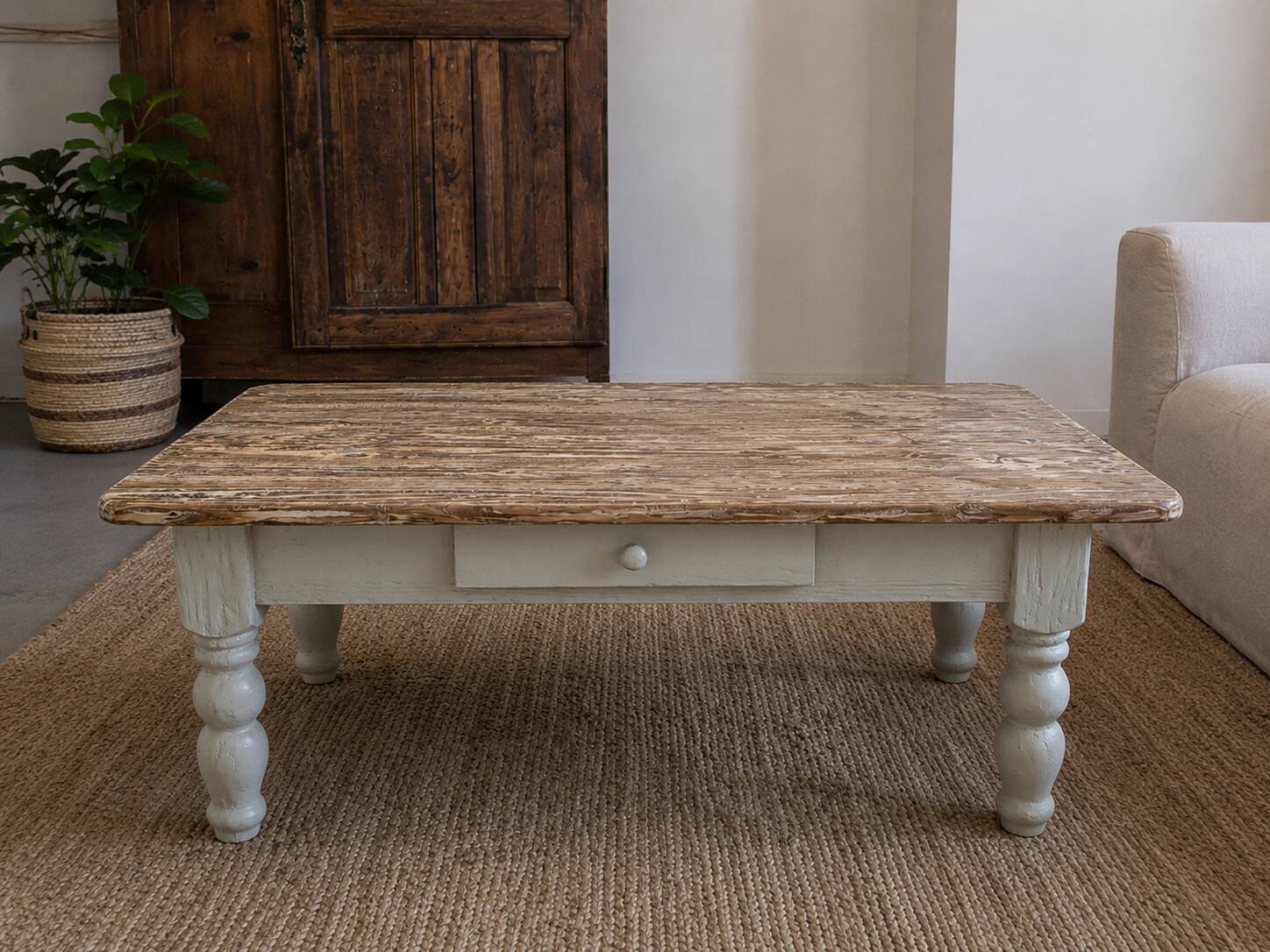 Rustic coffee table