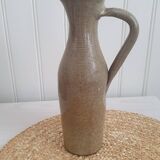 Tall, fine stoneware vase/pitcher