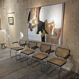 4 original Cesca chairs by Marcel Breuer