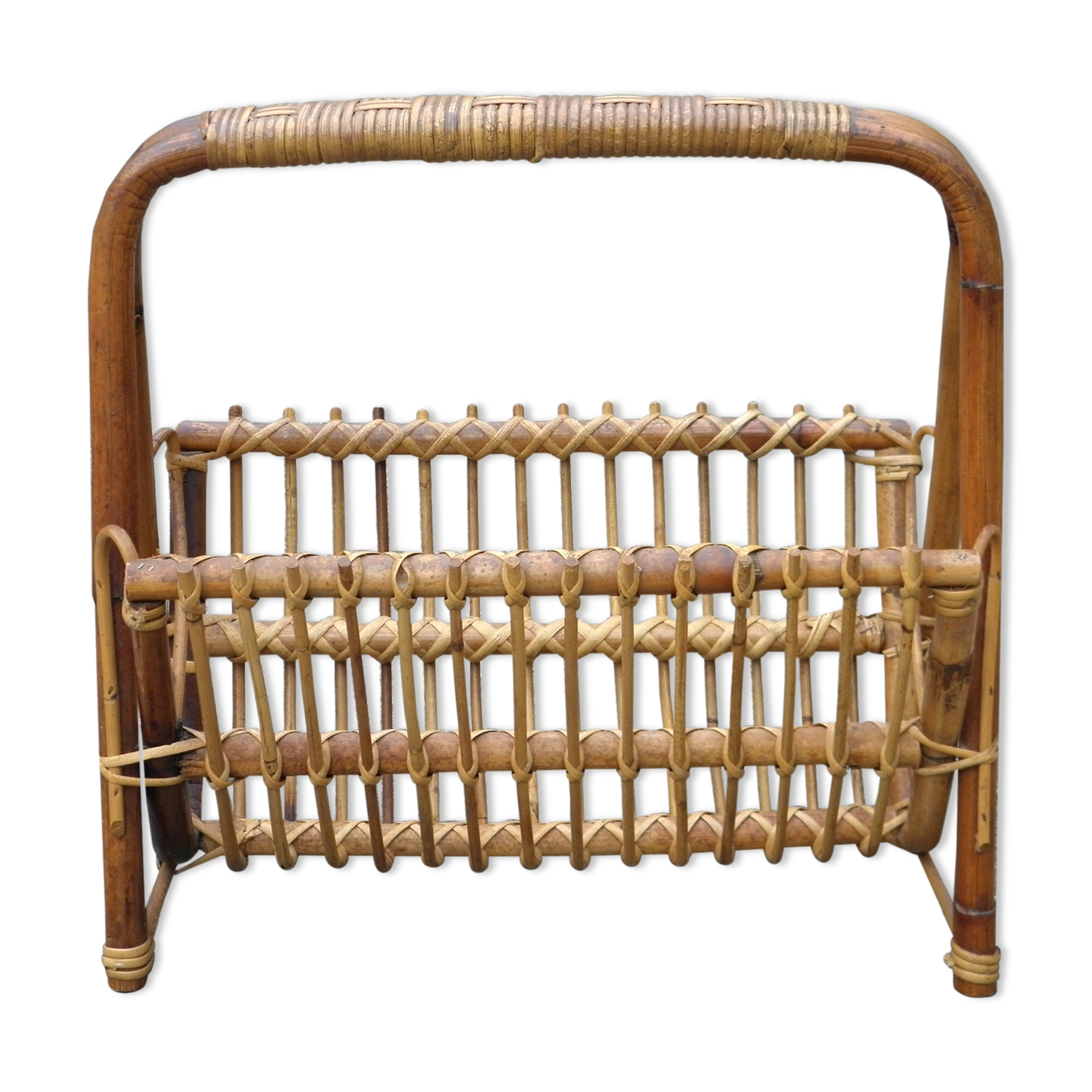 Rattan magazine door 1960