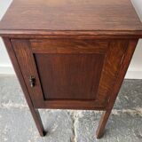 Edwardian pot cupboard / bedside cabinet in mahogany