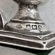 Pepper or salt shaker in sterling silver - English hallmark